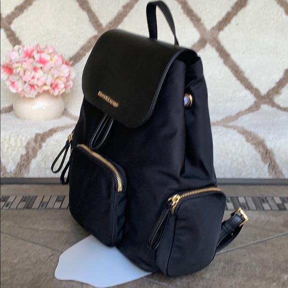 MICHAEL KORS ABBEY LG CARGO BACKPACK BLACK - Picture 5 of 16